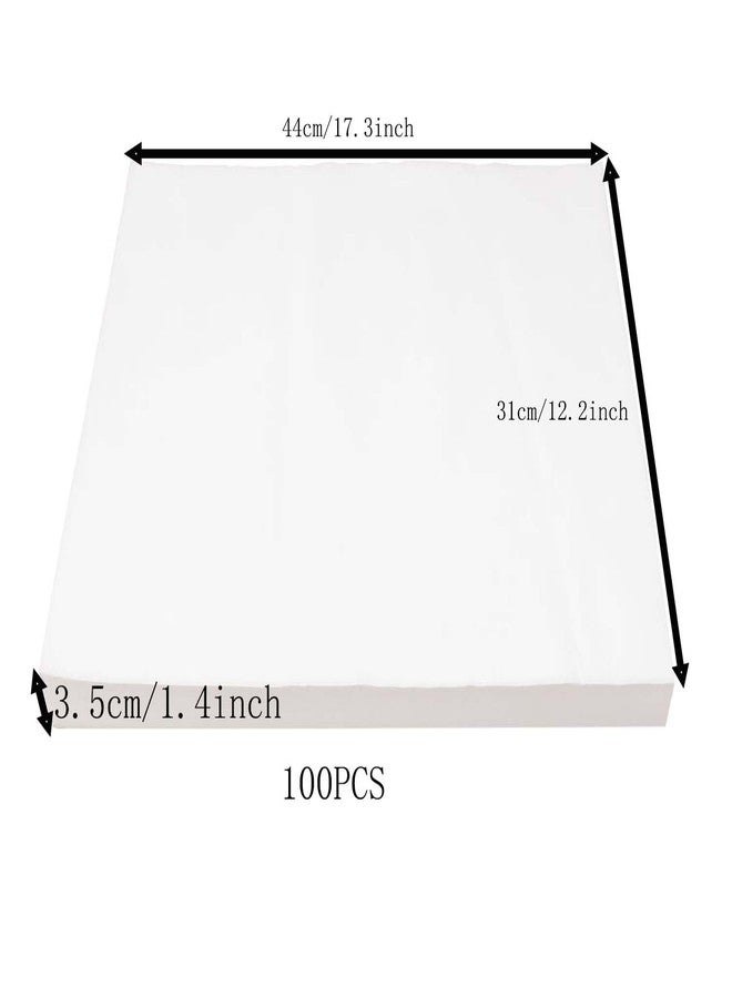 Allazone 100 Sheets Bird Cage Liner Papers, Disposable Bird Cage Paper Liners, Cuttable Pet Animal Cages Cushion, Precut Absorbent Bird Paper for Bird Parrot Small Animal, 12.2'' X 17.3'' - Image 2